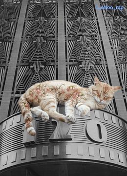 Art deco New York Gatsby - Katze von Leeloo_mp