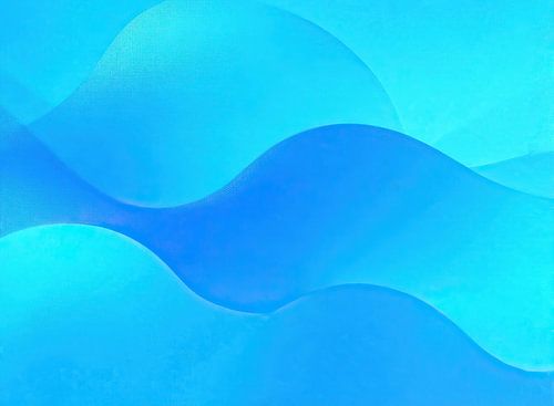 Bleu cyan | Vagues bleues