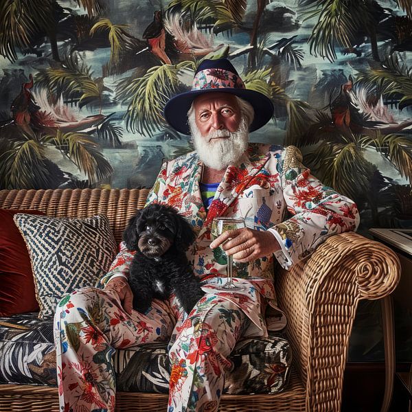 Flamboyant old man 6 by DNH Expressions