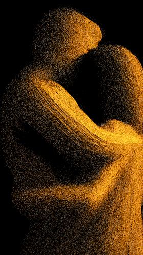 Embrace of Sand and Gold