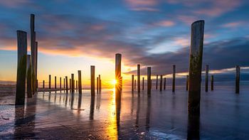 Les chapeaux de Palendorp : un magnifique coucher de soleil