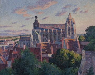 Maximilien Luce-Die Kathedrale in Gisors, Blick auf die Ramparts