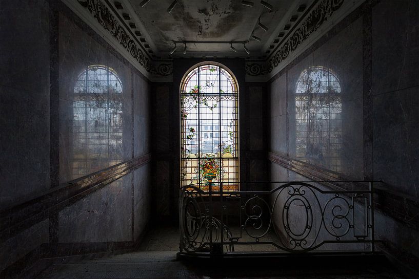 Buntes Glas von Dick Carlier