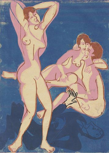 Twee mannen en een vrouw