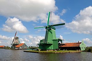 Mühle Zaanse Schans gekrönt Poelenburg