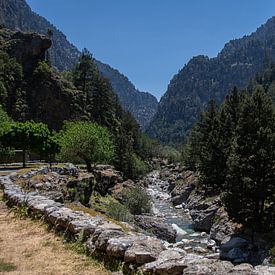 Beautiful landscape in the Samaria Gorge by David Esser