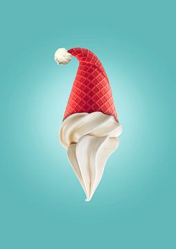 Weihnachtsmann-Eiscreme von 360brain