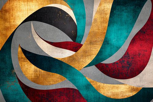 Abstracte kleuren en texturen