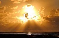 Sunset at the Wadden Sea