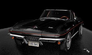 Chevrolet Corvette C2 Sting Ray en noir