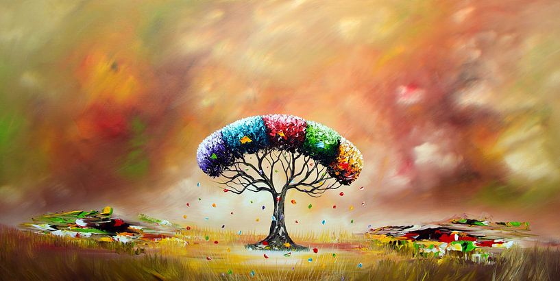 Baum des Lebens von Gena Theheartofart