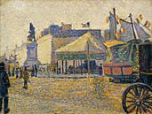 Place de Clichy, Paul Signac - 1887 von Het Archief Miniaturansicht