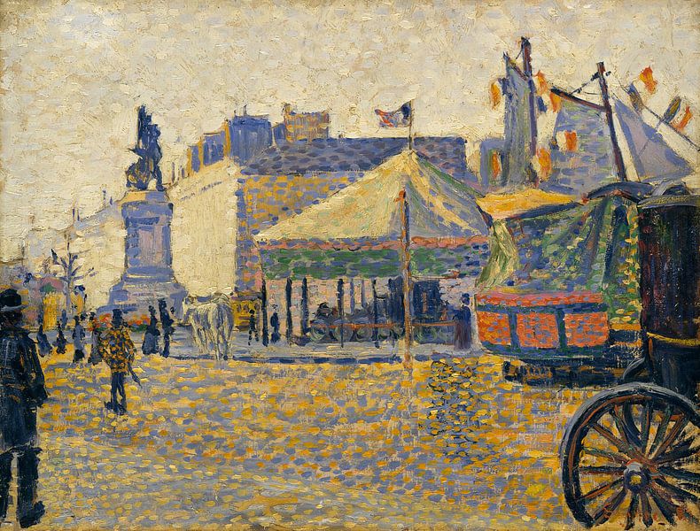 Place de Clichy, Paul Signac - 1887 von Het Archief