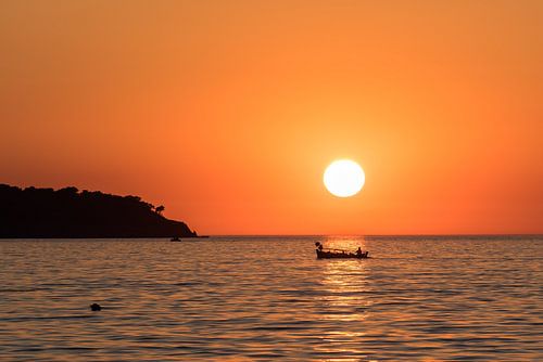 Zonsondergang Lesbos