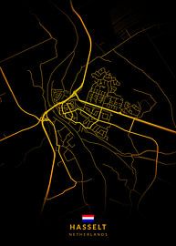 Hasselt Stadtplan von Kenda Maruyama