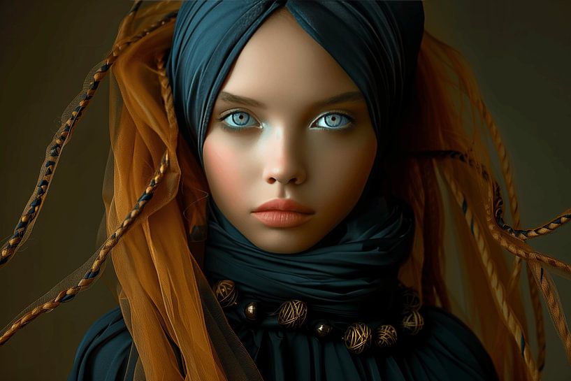 Des yeux brillants - portraits de filles par Ton Kuijpers