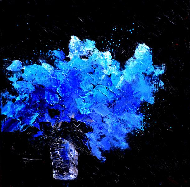 Blue still life 44 by pol ledent