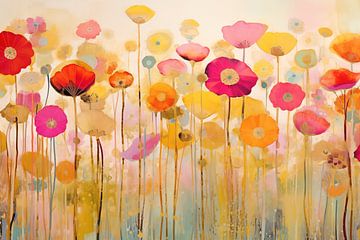 Coquelicots sur Caroline Guerain