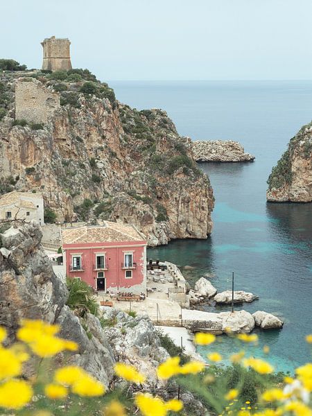 Tonnara di Scopello - Italië van Dagmar Pels