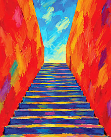 Stairway to the Blue Sky by RAMYHEFNY-GALLERY