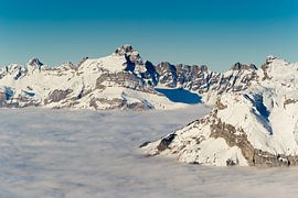 Sea of clouds over the Aravis by Jc Poirot
