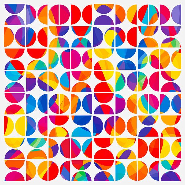 Festival der Halbkreise von Harry Hadders Design