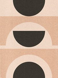 Moderne abstracte geometrische collage nr. 2 van Dina Dankers