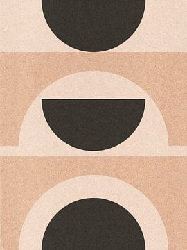 Moderne abstracte geometrische collage nr. 2 van Dina Dankers