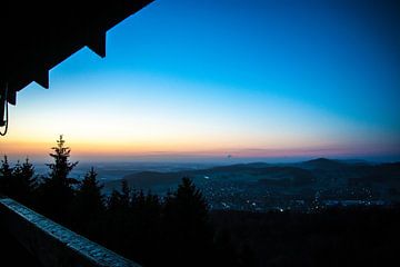 Uitzicht vanaf de Luisenturm / Borgholzhausen
