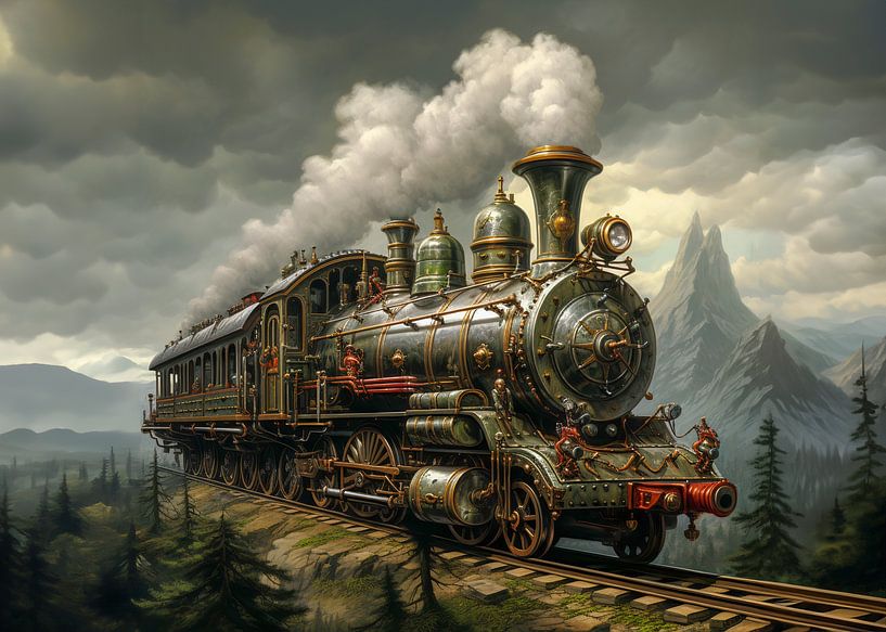 Stoomtrein van Kees van den Burg