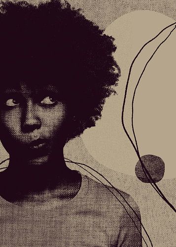 TW living - Linen collection -abstract woman part two