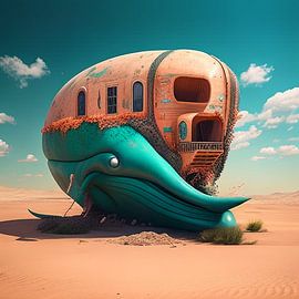 Walvisreservaat in de woestijn van Vythryd Arts