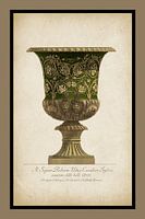 Antique Ornamental Vase in Green - Engraving - Piranesi