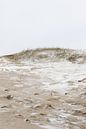 Besneeuwde duinen van Scheveningen | Winter strand in Den Haag van Dylan gaat naar buiten thumbnail