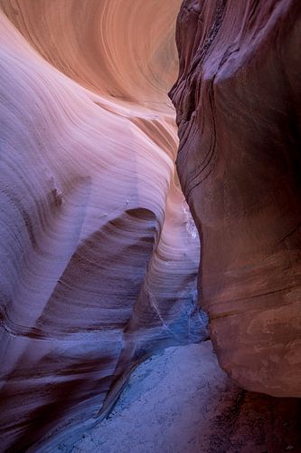 Fraaie lichtval in de slotcanyon