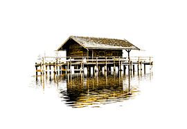 Reflectie op stilte van artpictures.de