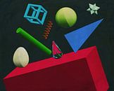 Constructivisme schilderij nummer 22 van Jan Keteleer (JanKé): Een reis voorbij het canvas thumbnail