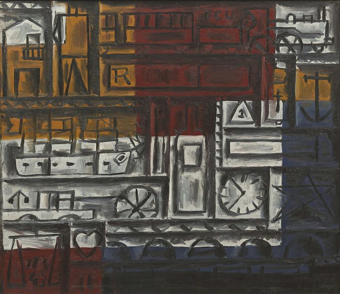 Joaquín Torres García, Constructive composition, 1943 by Atelier Liesjes
