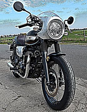 Kawasaki motorfietsen van Jan Radstake
