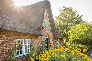 Historischer Hof mit Bauerngarten in Keitum, Sylt