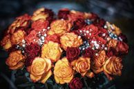 Romantisch boeket rozen van Nicc Koch thumbnail