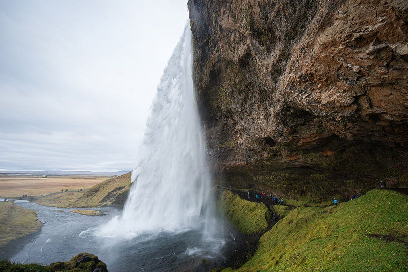 Seljalandsfoss waterfall Iceland by René Schotanus