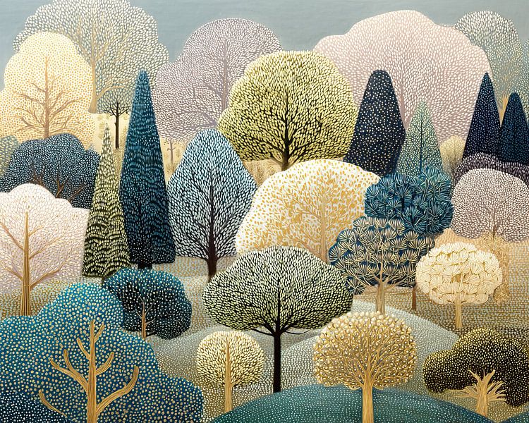 Tree landscape by Flower Studio
