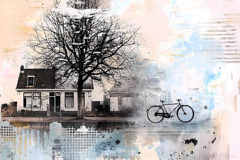 artistic rural background, seasonal graphics 8 by Ariadna de Raadt-Goldberg