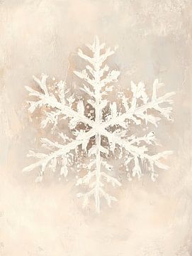 Flocon de Noël blanc