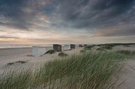 Strandhäuschen in den Dünen von Jolanda de Leeuw Miniaturansicht