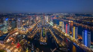 Herrliche Aussicht auf die Ikonen von Rotterdam