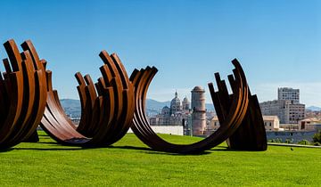 Tour du Roi René, Cathédrale de la Major, Marseille, Frankrijk, Bouches du Rhône, France by Rene van der Meer