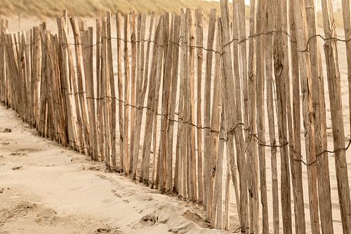 Zaun am Strand