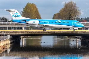KLM Cityhopper Fokker 70.